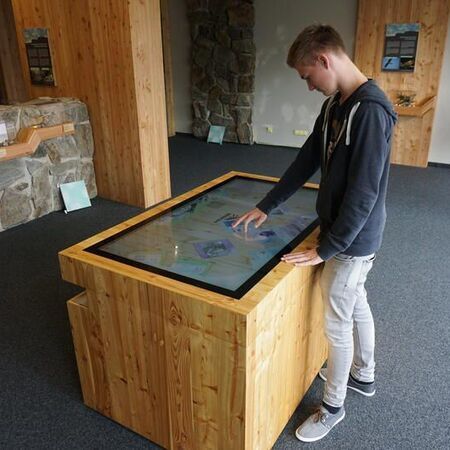 Multitouch-Tisch Naturpark Ötztal